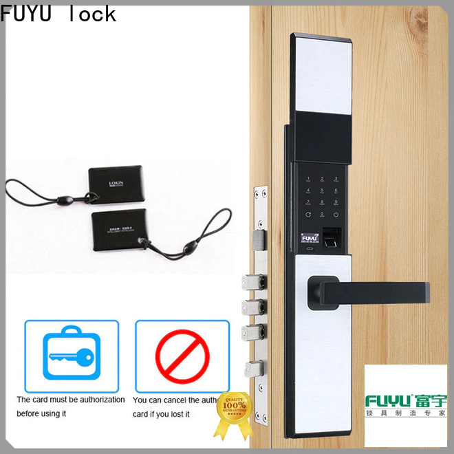 FUYU lock best key card door lock for hotels company for wooden door