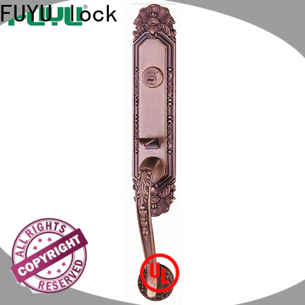 FUYU lock New bathroom door handle with lock supply for shop