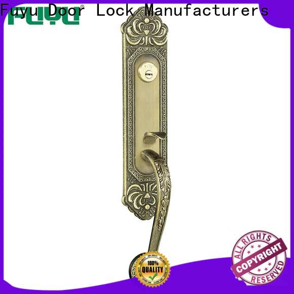 FUYU lock best zinc alloy door lock for timber door supply for mall