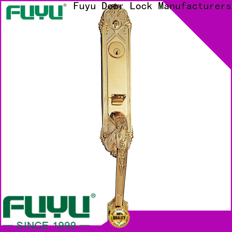 FUYU lock New zinc alloy mortise handle door lock factory for shop