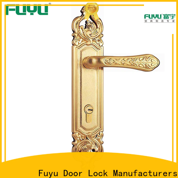 FUYU lock New outdoor fingerprint door lock suppliers for shop