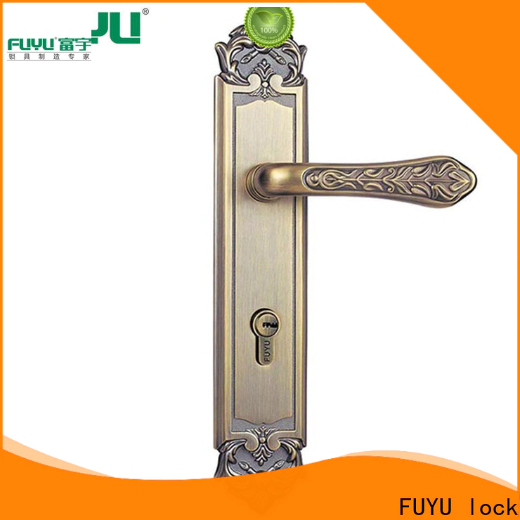 FUYU lock outdoor fingerprint door lock suppliers for shop