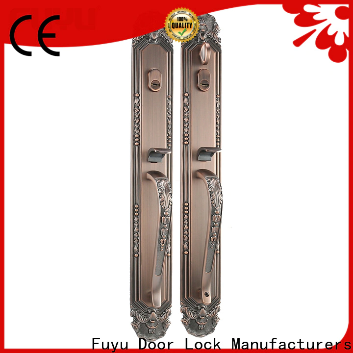 FUYU lock high-quality bathroom door handle with lock with latch for entry door