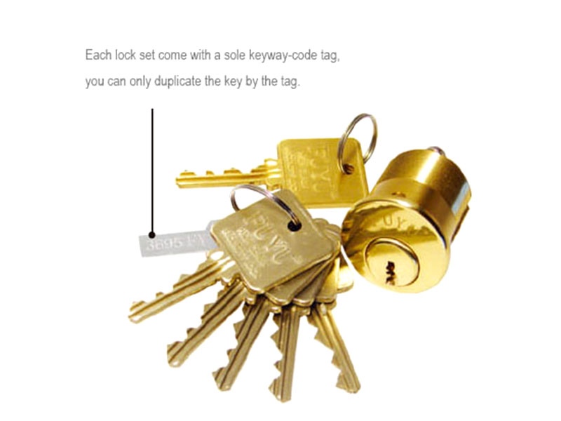 Dubai Plain Style Easy To Install Gold Door Handle Locks-door lock manufacturer -china door lock -do-1