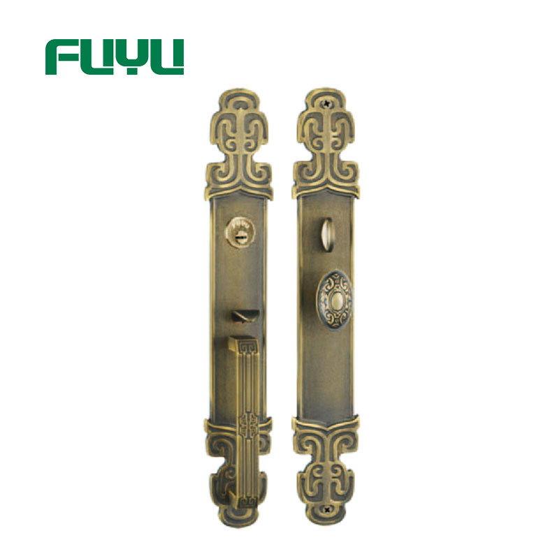 FUYU high -tech custom brass door lock on sale for shop