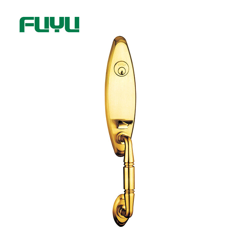 FUYU high security zinc alloy villa door lock install for mall
