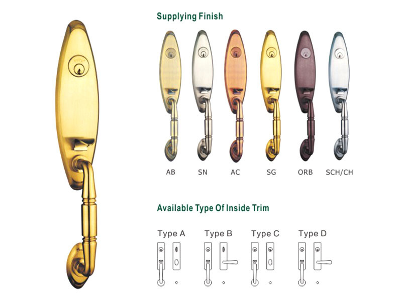 FUYU best grip handle door lock supplier for home