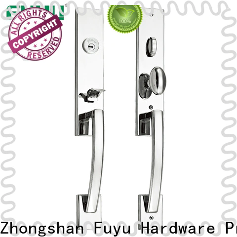 FUYU open stainless steel gate lock with international standard for shop