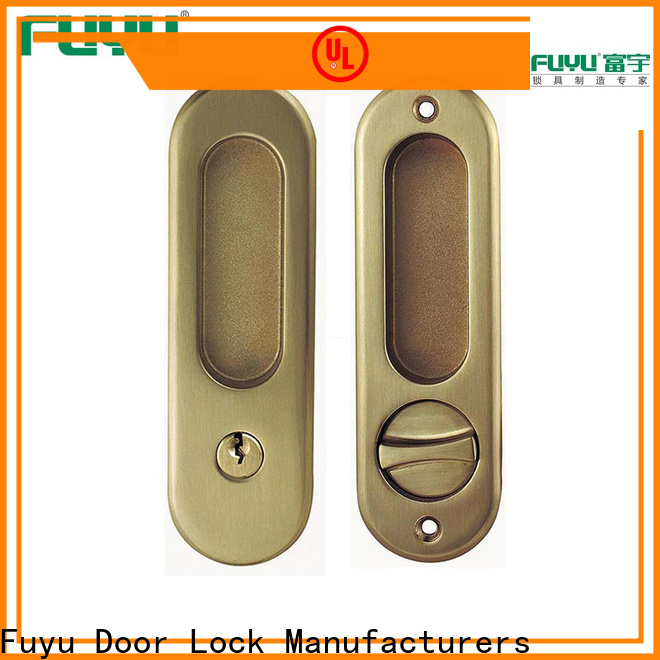 FUYU aluminium sliding door locks manufacturer for wooden door