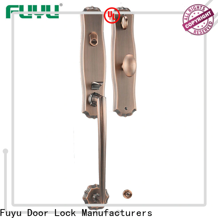 FUYU grip handle door lock manufacturer for mall