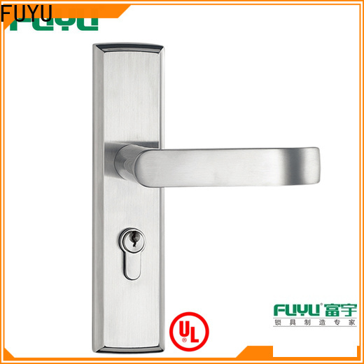 FUYU knob stainless door lock extremely security for shop
