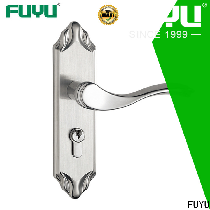 FUYU mortise lock handle on sale for shop