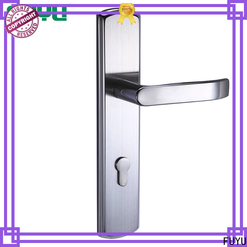 FUYU custom stainless door lock on sale for wooden door