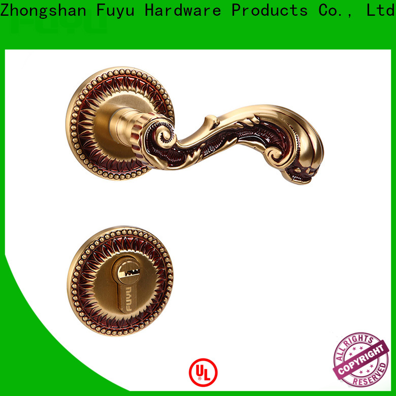 FUYU high security brass rosettes for sale for wooden door