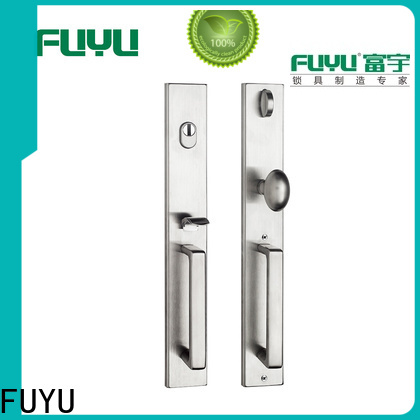electric stainless steel sliding door lock single on sale for shop
