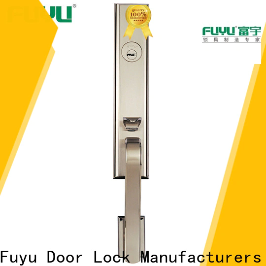 FUYU look zinc alloy door lock for wood door with latch for entry door