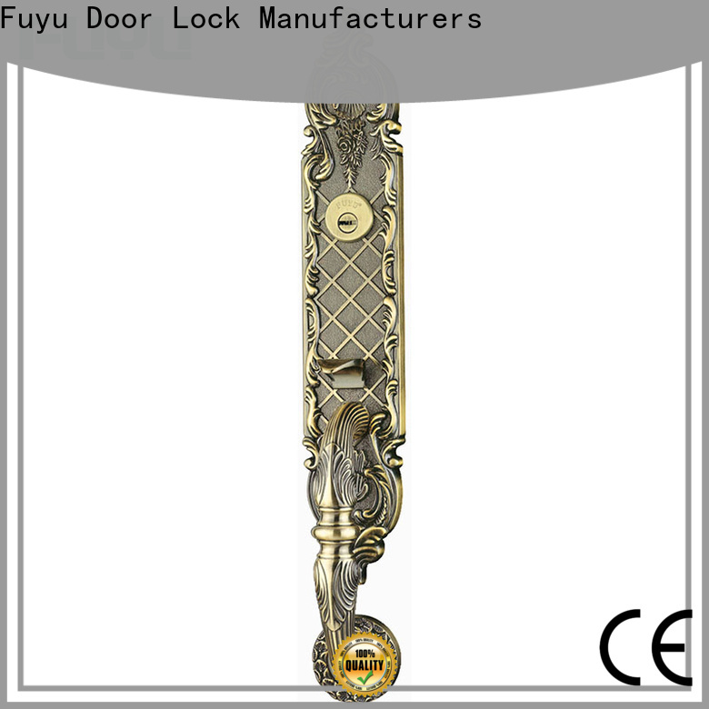 FUYU oem zinc alloy villa door lock on sale for shop
