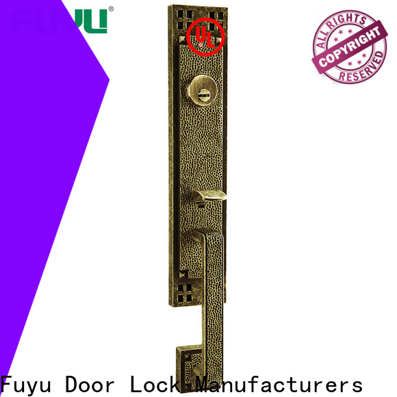 FUYU quality zinc alloy mortise handle door lock on sale for shop