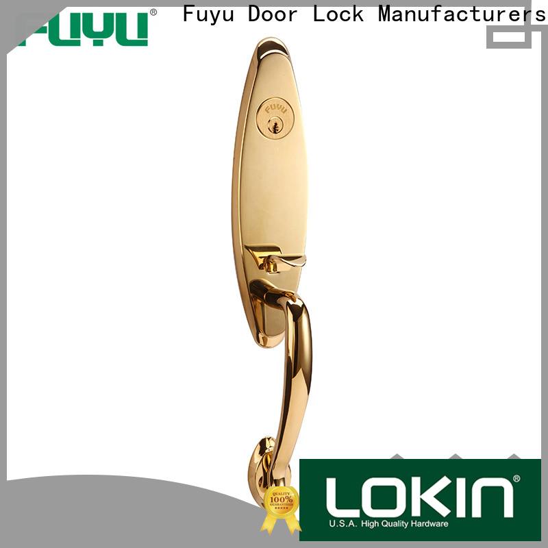 FUYU oem customized brass door lock on sale for home