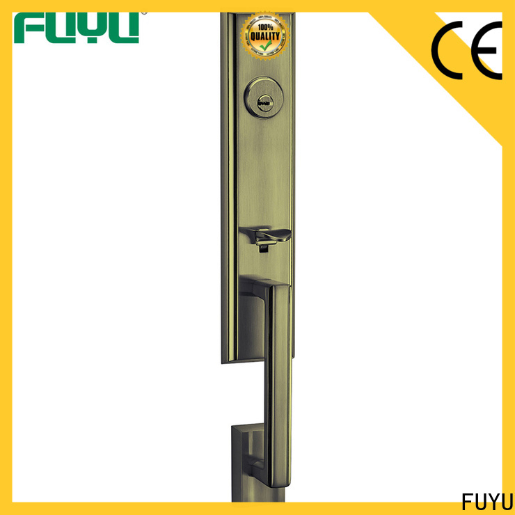 FUYU antipanic zinc alloy handle door lock with latch for indoor