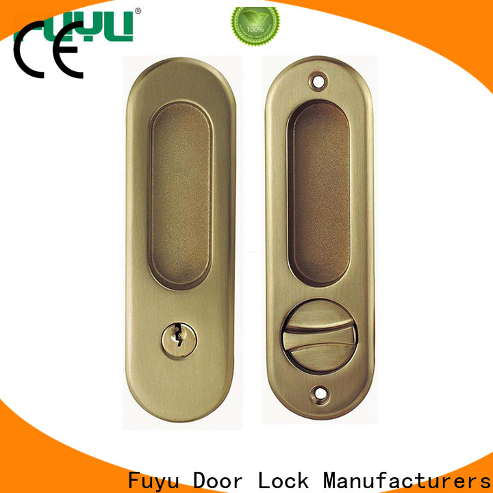 FUYU high security american style zinc alloy door lock with latch for mall