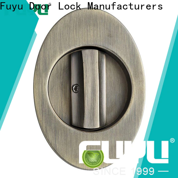 FUYU dubai zinc alloy mortise handle door lock with latch for mall
