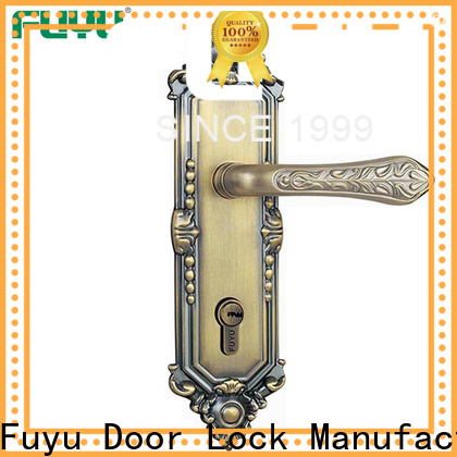 FUYU design bathroom door handle with lock on sale for shop