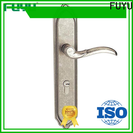 FUYU gate zinc alloy grip handle door lock on sale for entry door