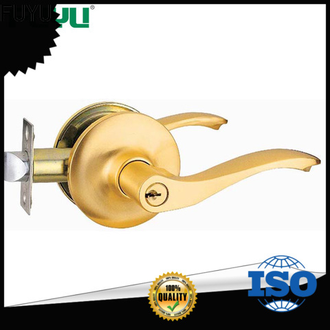 FUYU custom anti-theft zinc alloy door lock with latch for shop