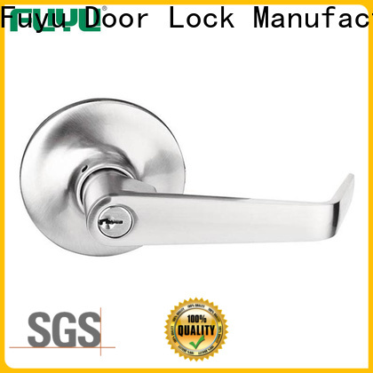 FUYU custom cylindrical lever locks on sale for wooden door