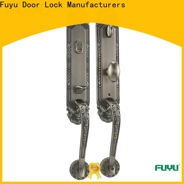 FUYU handle door lock manufacturer for entry door