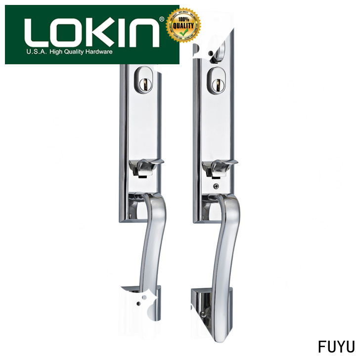 FUYU locks stainless steel sliding door lock on sale for wooden door