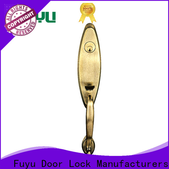 FUYU plate customized zinc alloy door lock with latch for indoor