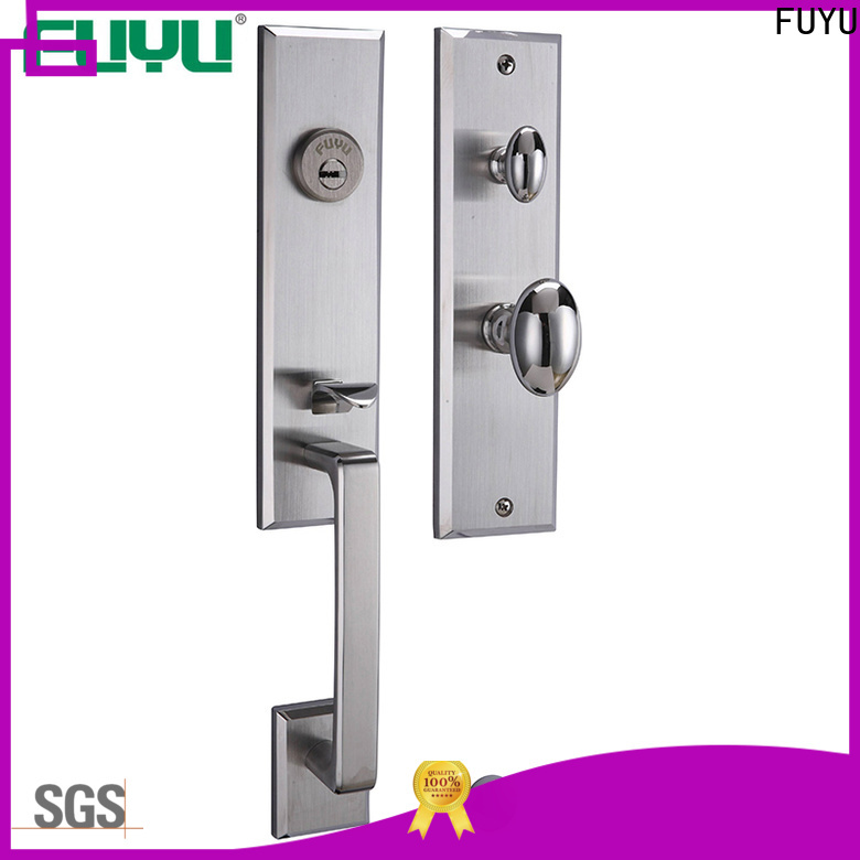 FUYU cylinder wholesale stainless steel door lock with international standard for wooden door
