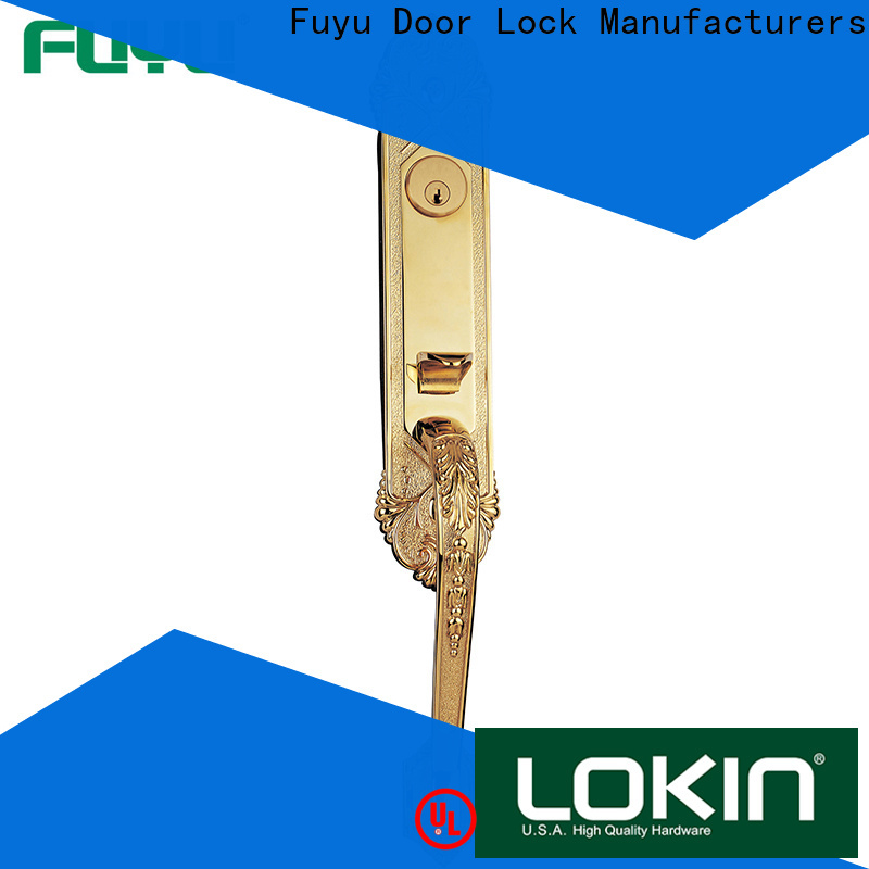 FUYU plate best front door locks with latch for shop