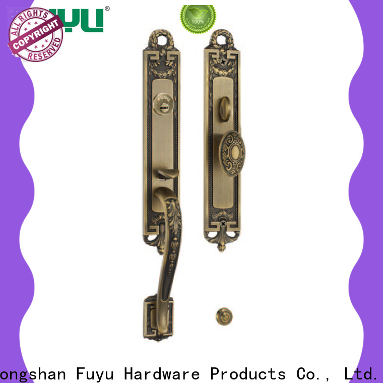 FUYU custom handle door lock manufacturer for wooden door