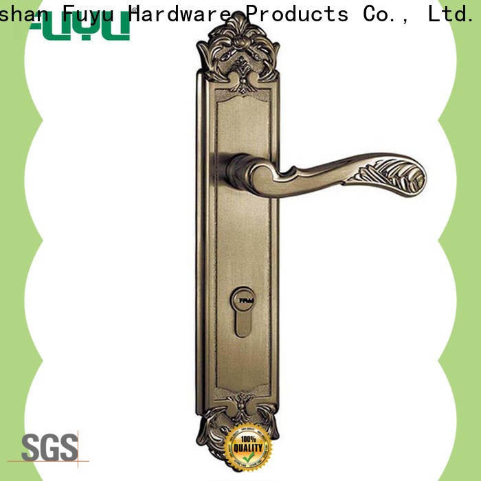 FUYU quality zinc alloy door lock for wood door on sale for shop