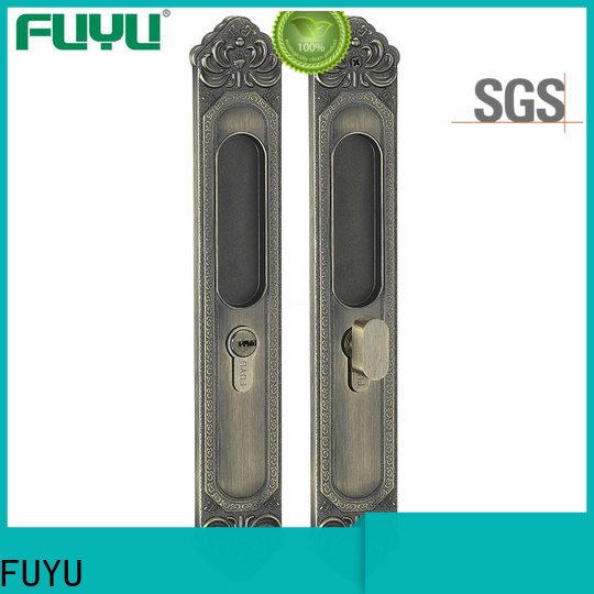 FUYU diecasting zinc alloy lock with latch for indoor