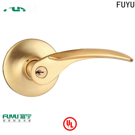 FUYU cylindrical lever locks extremely security for entry door