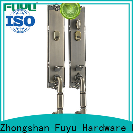 FUYU custom zinc alloy handle door lock on sale for shop