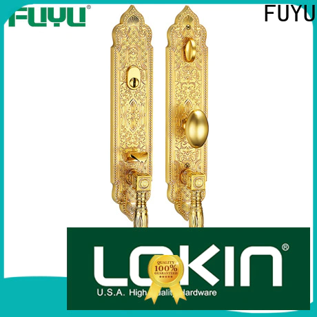 FUYU cylinder bathroom door handle with lock meet your demands for mall