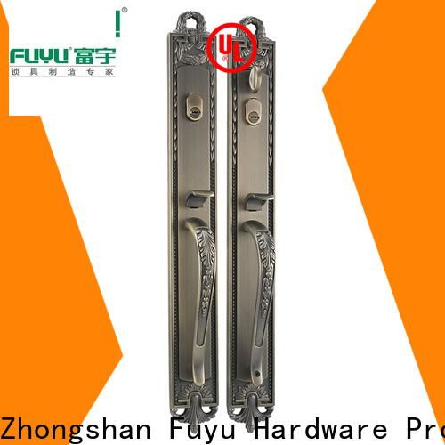 FUYU oem zinc alloy door lock for timber door on sale for mall