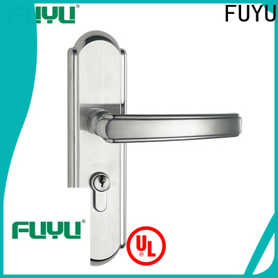 FUYU security stainless steel handle door locks on sale for residential