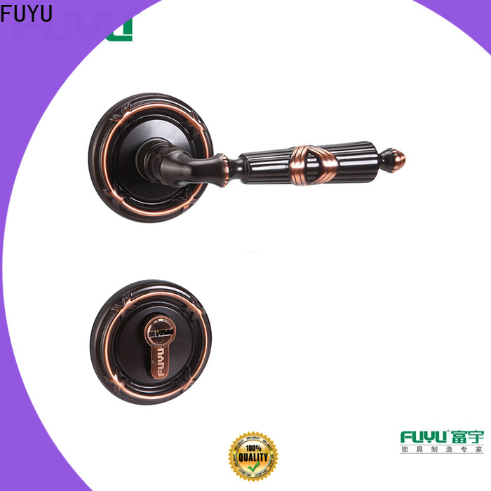 FUYU rose handle lock supplier for mall