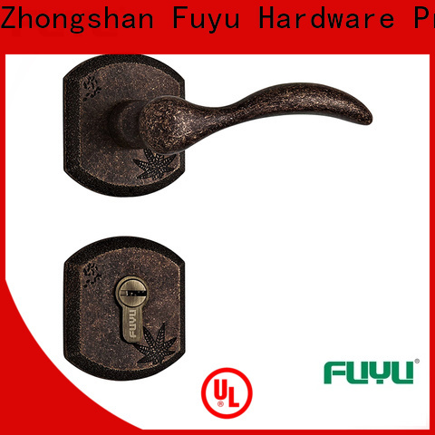FUYU single brass mortice lock with latch for mall