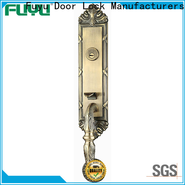 FUYU oem customized zinc alloy door lock with latch for entry door