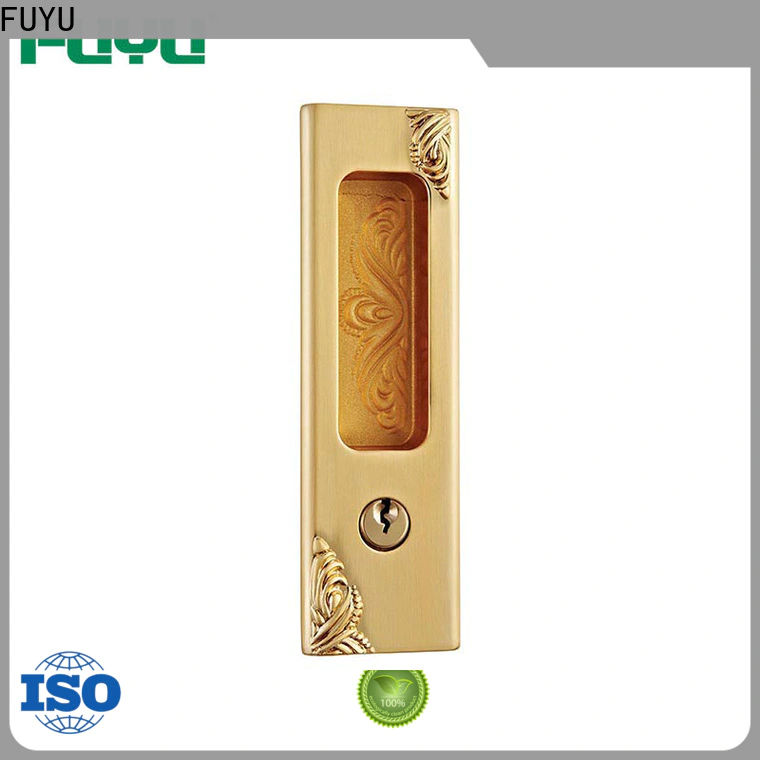FUYU oem zinc alloy entrance door lock with latch for entry door