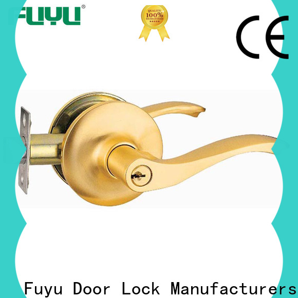 FUYU casting zinc alloy villa door lock with latch for entry door