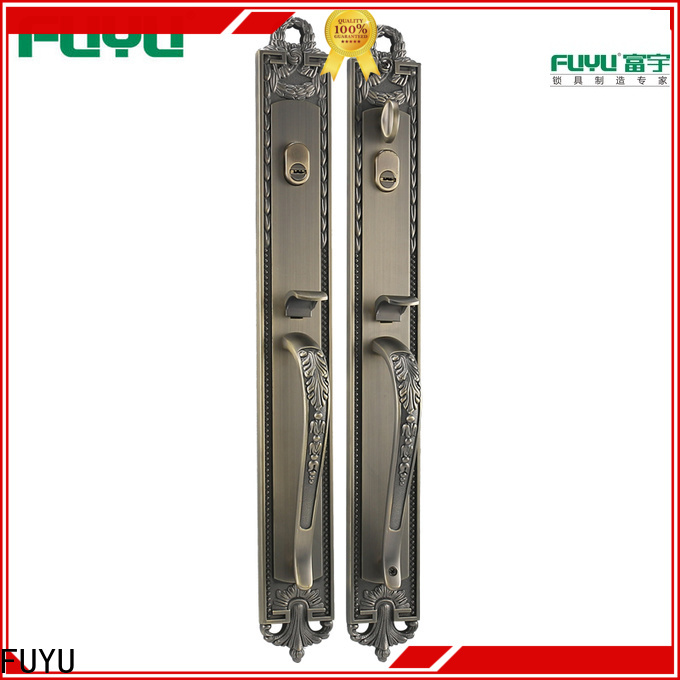 FUYU zinc zinc alloy villa door lock with latch for indoor