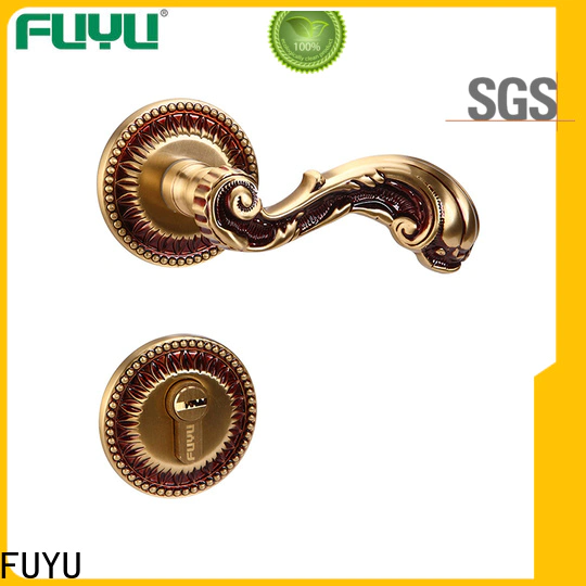 FUYU best security door handle lock supplier for wooden door